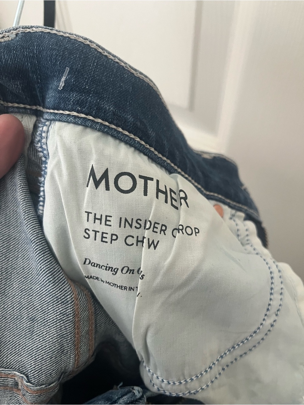NWT mother jeans the insider crop step chew 26 - Picture 10 of 15